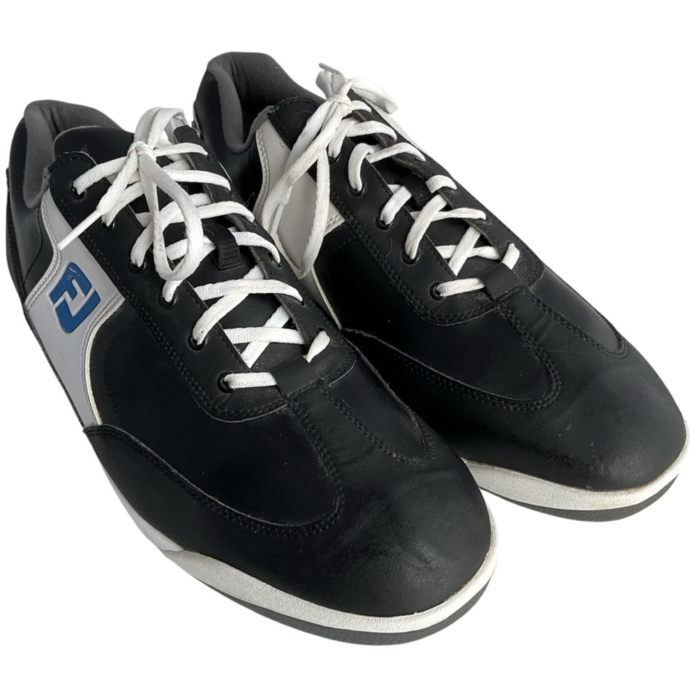 Footjoy FJ 45333 Black White Spikeless Golf Shoes Sneakers Men’s Size 12 M